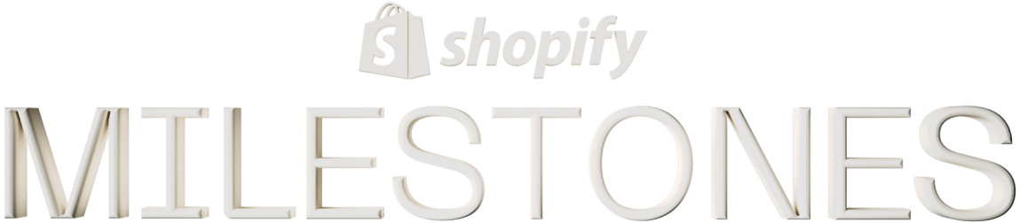 Shopify Milestones Awards